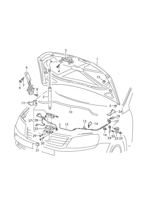 Volkswagen Passat Variant 2011 2015 Bonnet Vag Etka Online