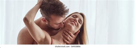Muscular Naked Man Hugging His Girlfriend Stock Photo Shutterstock