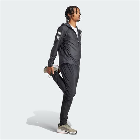 Adidas Own The Run Jacket Black Adidas Uae