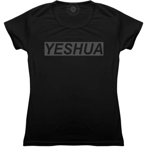 Camiseta Yeshua Feminina Baby Look Cristã Evangélica Gospel