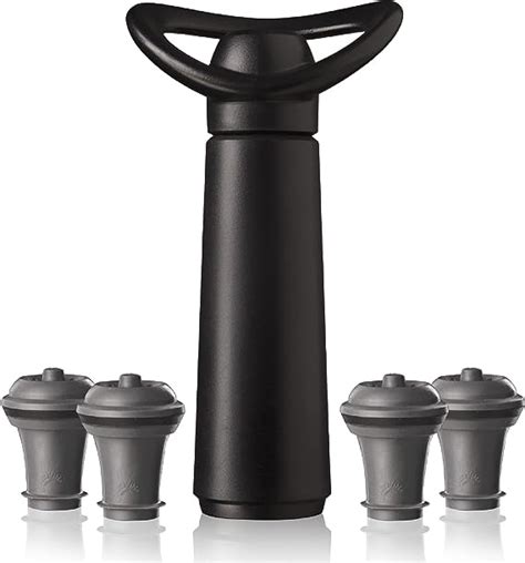 Amazon Vacu Vin Wine Saver Pump With Vacuum Wine Stopper Set Of