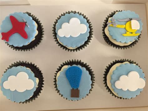 Plane Hot Air Balloon Cupcakes Fantasy Cakes