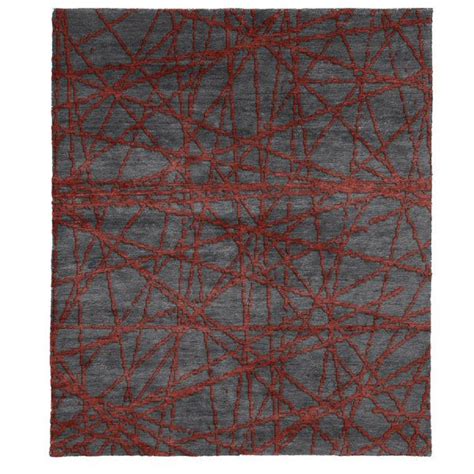 Taboo F Wool Hand Knotted Tibetan Rug Contemporary Area Rugs By