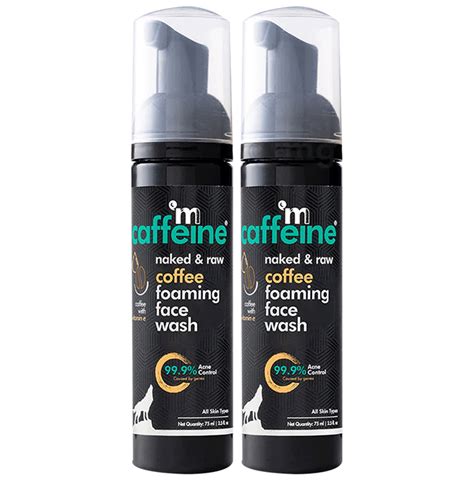Mcaffeine Naked And Raw Coffee Foaming Face Wash Buy Combo Pack Of Bottles At Best Price In