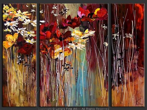 Late Autumn Flowers ⋆ ART by LENA | Flower painting, Flower art, Painting