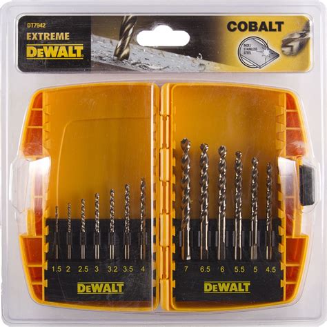 Набор сверл по металлу (1-7 мм) HSS-G 13 шт. DEWALT DT 7942 - выгодная ...