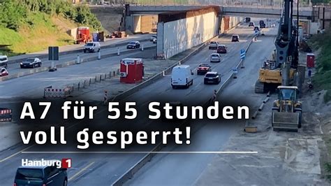 A7 Sperrung am Wochenende Polizei warnt vor Verkehrsbeeinträchtigungen