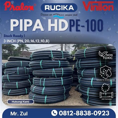 Gudang Pipa Hdpe Rucika 34 Inch 25mm PN 16 Di Jakarta Timur Tribun