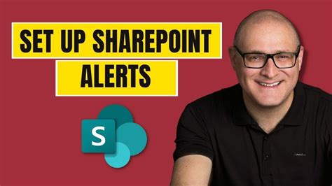 How To Set Up Alerts In Sharepoint Youtube