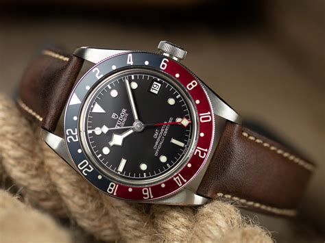 Tudor Gmt On Leather Strap Hotsell Bellvalefarms