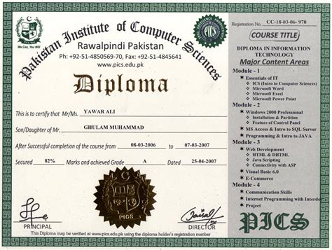 B Tech Degree Certificate Nelida Rizzo