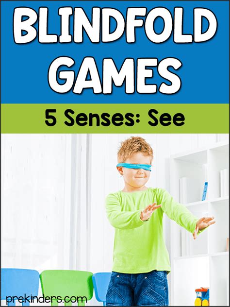 5 Senses Blindfold Games Prekinders Preschool Activities