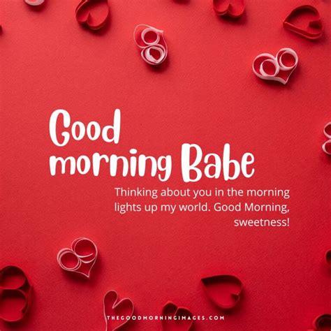 Cute Good Morning Babe Images With Quotes