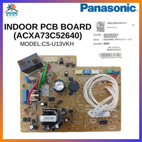 Panasonic Indoor Pcb Board Original Cs U Vkh Air Conditioner