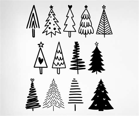 Christmas Tree Svg Bundle Christmas Svg Christmas Tree Svg Etsy