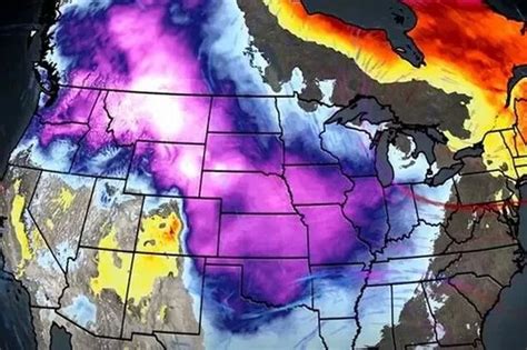 Map Shows Arctic Blast Will Bring Record Breaking Cold Weather To Us