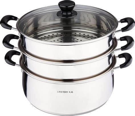 3 Tier Multi Tier Layer Stainless Steel Steamer Pot Philippines Ubuy