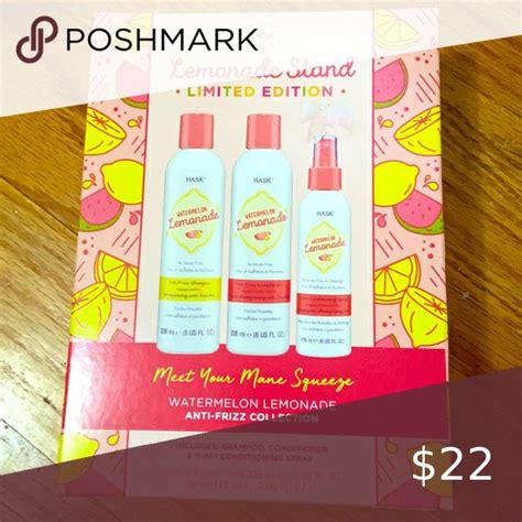 Hask Lemonade Stand Limited Edition Set Shampoo Conditioner