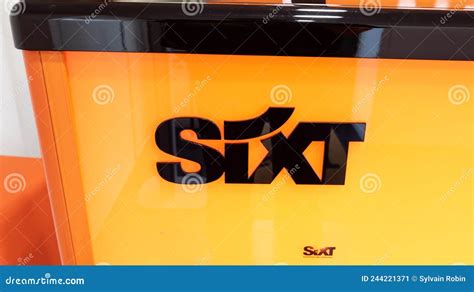 Sixt Brand Logo And Text Sign For Car Rental Office Store Street Agency