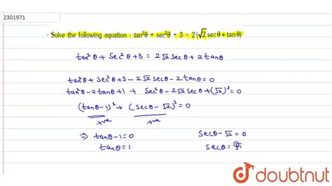 [コンプリート！] tan^2 theta - sec^2 theta 318750-Tan^2 theta - sec^2 theta