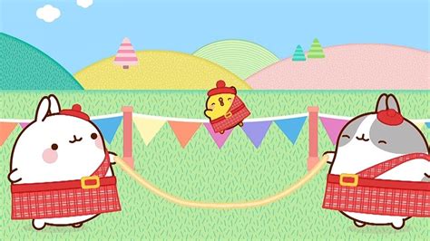 The Highland Games Molang Dan Piu Piu Kartun Lucu Anak Anak