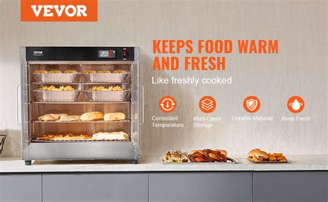 Vevor Hot Box Food Warmer Tier Concession Warming Cabinet With Water Tray Vevor Au