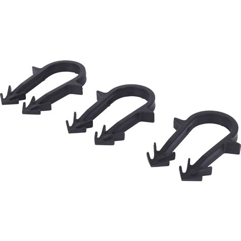 Скоба якорная STOUT с двойным креплением для труб д.16-20мм, цвет ...