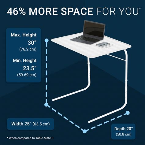Buy Table Mate XL TV Tray Table Folding TV Dinner Table Couch Table