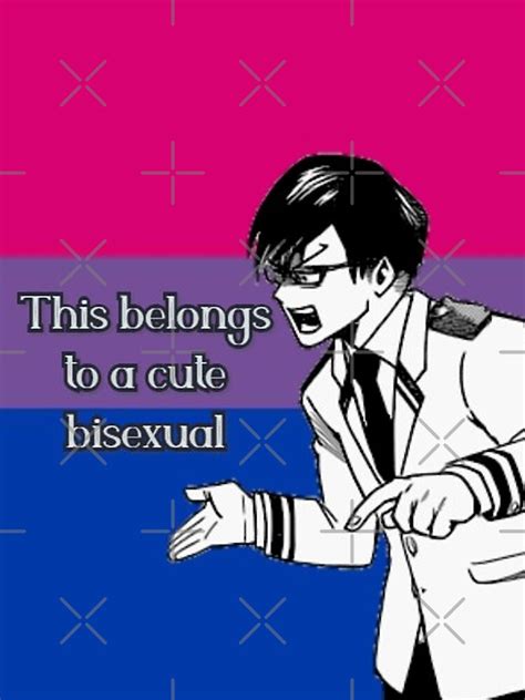 My Hero Academia Iida Bisexual Pride Flag T Shirt For Sale By Queerwriter Redbubble Gay T