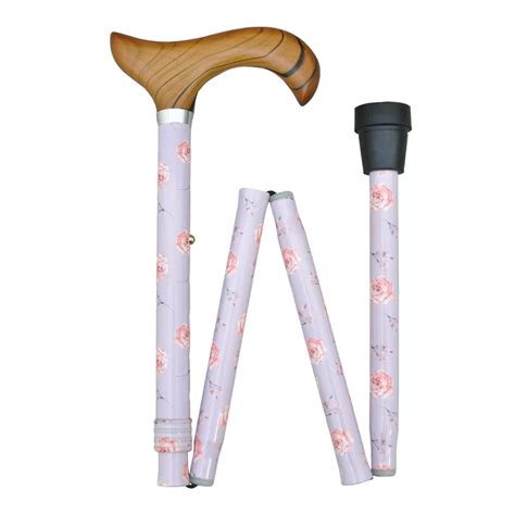 Floral Walking Stick Foldable Walking Cane For Women 1001301fag