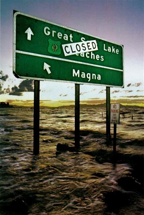 The Great Salt Lake Flooding The Desert On The Cover Of 1985 Nat Geo