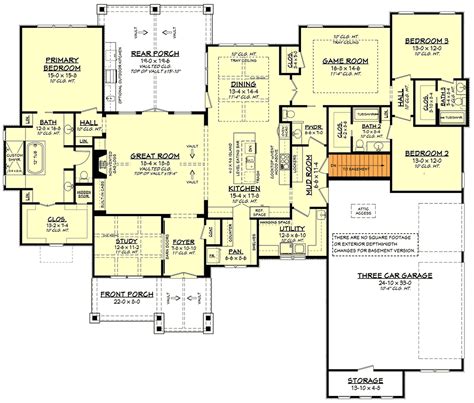 One Story House Plans With Open Floor Plan Floor Roma