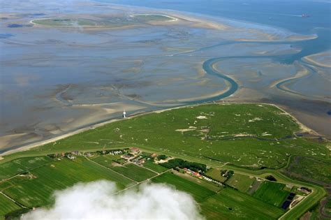 Luftbild Neuwerk Wattenmeer Der Nordsee K Ste Vor Der Insel In