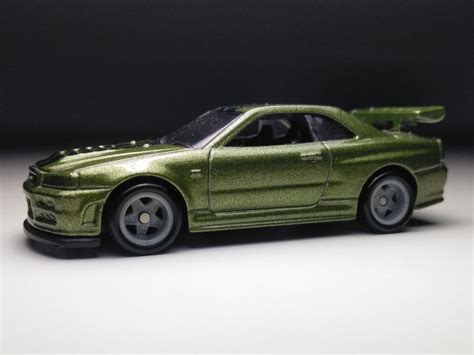 Nissan Skyline R Hot Wheels Custom Real Rubber Tires Etsy