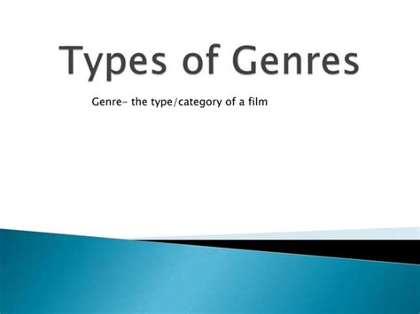 Types of genres | PPT
