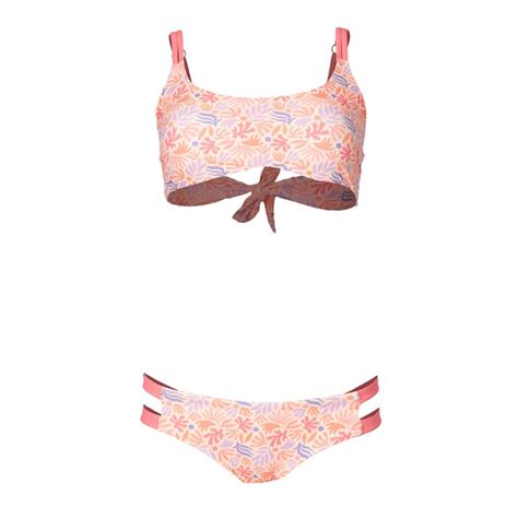 Bikini Top Doble Pita Full Print Mujer Redwood Tottus Per