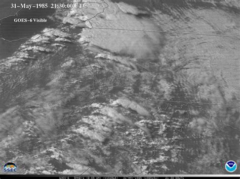 1985 May 31st Tornado Outbreak As Seen From Goes 6 — Cimss Satellite