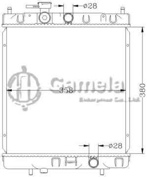 Radiator 6115177N Gamela Enterprise