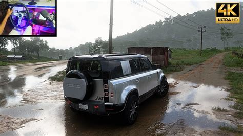 Land Rover Defender Off Roading Forza Horizon 5 Logitech G29