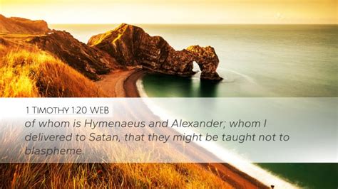 1 Timothy 120 Web Desktop Wallpaper Of Whom Is Hymenaeus And