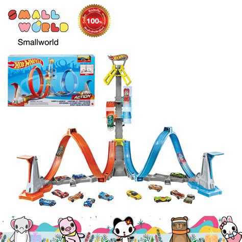 ฮอตวล ชดรางเกลยวพงทะยานฟา รน GRW39 Hot Wheels Action Loop Launch Track Set รน