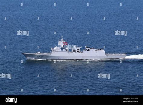 Norwegian Frigate Knm Otto Sverdrup F312 Underway In The Baltic Sea