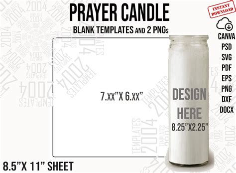 Prayer Candle Template For Custom Styles Prayer Candle Svg Jesus Candle Prayer Candles Saint