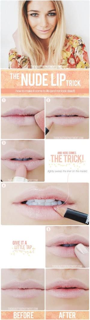 Tutoriales Para Unos Labios Completamente Nude Es La Moda