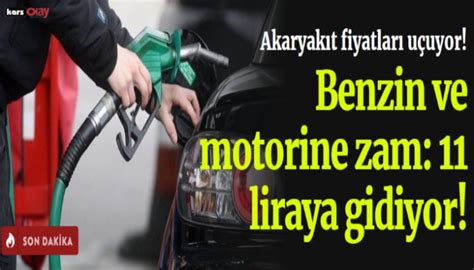 Benzin Ve Motorine Bir Zam Daha