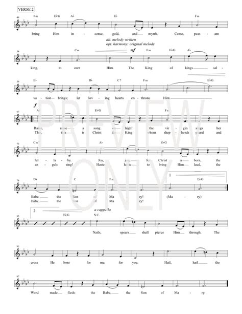 What Child Is This Lead Sheet, Lyrics, & Chords | Chris Tomlin ...