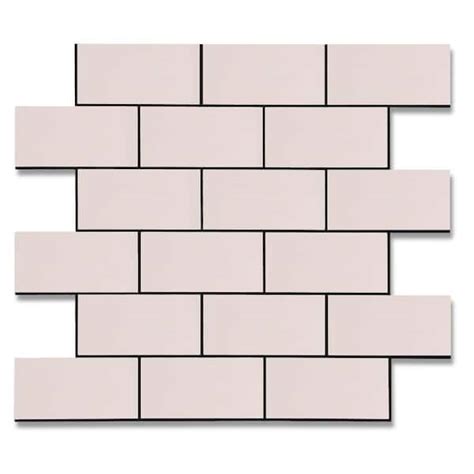 Yipscazo 12 In X 12 In PVC Gray Nude Black Grout Peel And Stick Backsplash Subway Tiles