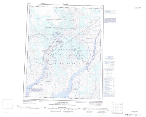 Buy Pangnirtung Topo Map 026i Yellowmaps Map Store
