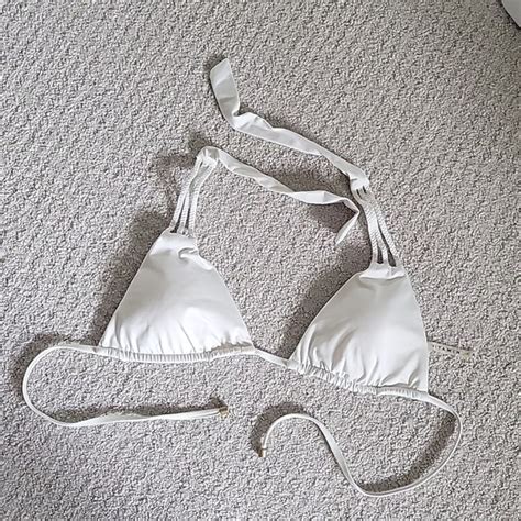 Vitamin A Swim Vitamin A Bikini Top White Sz S Poshmark