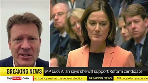 Tory Mp Lucy Allan Endorsing Reform Is ‘vindication Says Leader